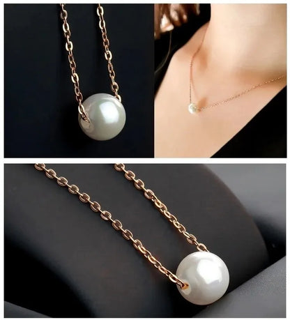 Pearl Stone Pendent Necklace